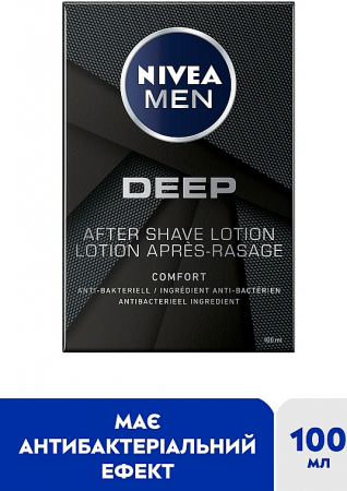 Лосьйон після гоління Nivea Men Comfort Deep 100мл (9005800297392) | Фото 2