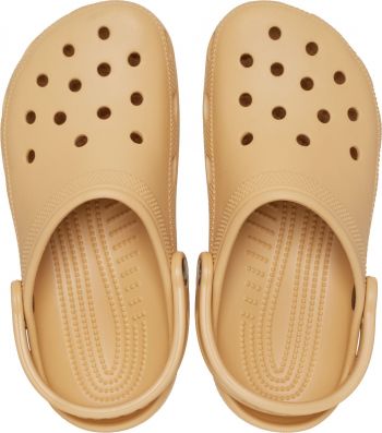 Крокси жіночі Crocs Classic 10001-209 37-38 (M5/W7 US) пшеничні (196265698608) | Фото 4