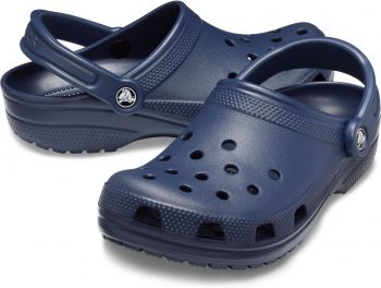 Крокси чоловічі Crocs Classic 10001-410 41-42 (M8/W10 US) темно-сині (841158002733	) | Фото 3