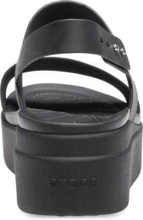 Крокси жіночі Crocs Brooklyn Low Wedge LMr 206453-060 37-38 (W7 US) чорні (191448544949	) | Фото 2