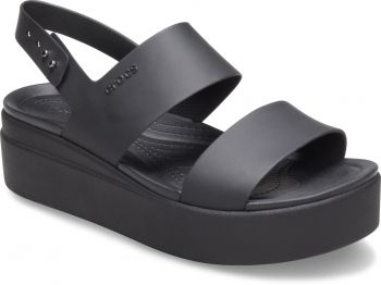 Крокси жіночі Crocs Brooklyn Low Wedge LMr 206453-060 37-38 (W7 US) чорні (191448544949	) | Фото 4