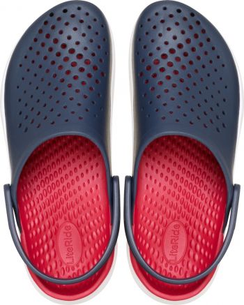 Крокси Crocs InMotion Clog Atm 209964-410 37-38 (M5/W7 US) темно-сині з білим (196265902132	) | Фото 4