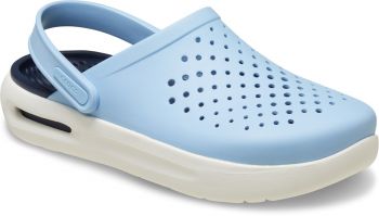 Крокси жіночі Crocs InMotion Clog Atm 209964-4NS 39-40 (M7/W9 US) блакитні з білим (198445109119	) | Фото 2