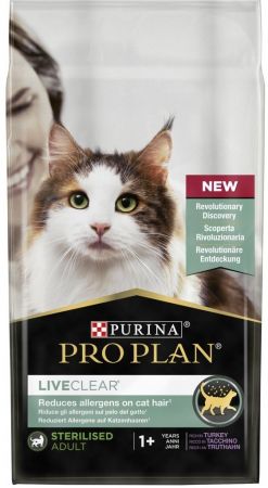 Сухий корм для дорослих кішок Purina Pro Plan LiveClear Sterilised з індичкою, 1.4 кг (7613287232564) | Фото 2