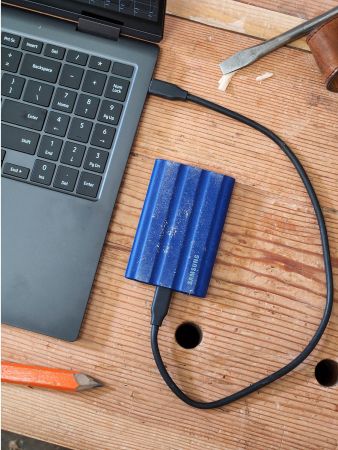 SSD накопичувач SAMSUNG 2TB USB 3.2 Gen 2 1050 MB/s black T7 (MU-PE2T0S/EU) SSD накопичувач SAMSUNG 2TB USB 3.2 Gen 2 1050 MB/s black T7 (MU-PE2T0S/EU) | Фото 8