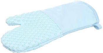 Рукавичка-прихватка ARDESTO Tasty Baking, 35 х 19 см, блакитний, силікон, бавовна (AR2327T) | Фото 3