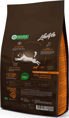 Беззерновий корм с лососем і крилем для юніорів Lifestyle Grain Free Junior All Breed 1,5кг Беззерновий корм с лососем і крилем для юніорів Lifestyle Grain Free Junior All Breed 1,5кг | Фото 1