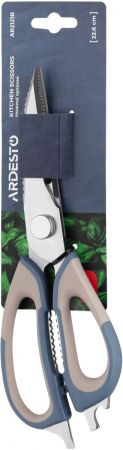Купить кухонную принадлежность Ножиці кухонні ARDESTO Gemini, 22.6см, сіро-синій (AR2121B) | Фото 4