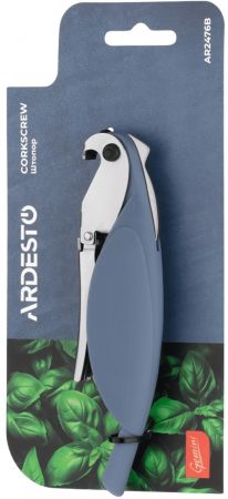 Штопор ARDESTO Gemini 13.3см нержавіюча сталь пластик синій (AR2476B) Штопор ARDESTO Gemini 13.3см нержавіюча сталь пластик синій (AR2476B) | Фото 4