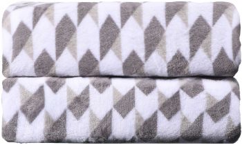 Набір пледів ARDESTO Flannel 160х200см геометрія, рожевий (ART0104PB_ART0208SB) | Фото 10