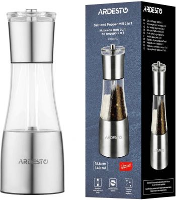 Млин для солі та перцю 2 в 1 ARDESTO Gemini (AR2102SS) | Фото 8