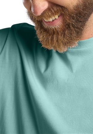 Футболка чоловіча Jack Wolfskin Essential T M 1808382_E0180 M бірюзова (4064886437615) | Фото 3