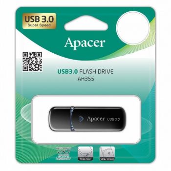 Купить USB флеш память APACER AH355 32GB USB3.0 Black (AP32GAH355B-1) | Фото 4