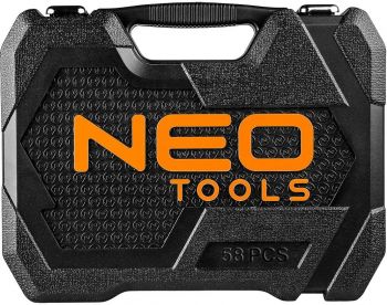 Набір торцевих головок NEO Tools, 58шт, 1/2