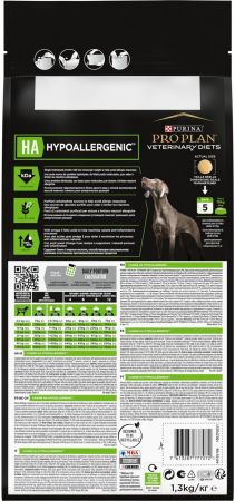 Сухий корм для собак при харчовій алергії Purina Pro Plan Veterinary HA Hypoallergenic 1.3 кг (7613287777072) Сухий корм для собак при харчовій алергії Purina Pro Plan Veterinary HA Hypoallergenic 1.3 кг (7613287777072) | Фото 5