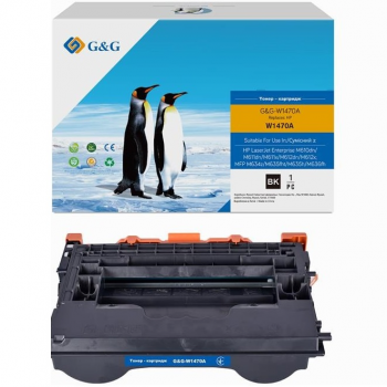 Купить расходный материал для принтеров Картридж G&G до HP 147X LJ MFP M611/M612/M635/M636 Black (30000 стор) (G&G-W1470XH) | Фото 1