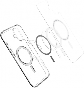 Чохол Spigen для APPLE iPhone 16, Ultra Hybrid MagFit, White (ACS08205) Чохол Spigen для APPLE iPhone 16, Ultra Hybrid MagFit, White (ACS08205) | Фото 15