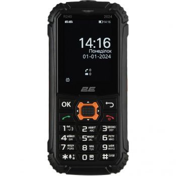 Мобільний телефон 2E R240 2025 Black (694743657623) | Фото 1