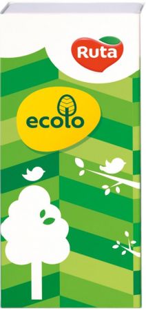 Хусточки носові Ruta Ecolo без аромату 2 шари 9*10 шт (4820023747906) Хусточки носові Ruta Ecolo без аромату 2 шари 9*10 шт (4820023747906) | Фото 2