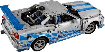 Конструктор LEGO Technic Подвійний форсаж Автомобіль Nissan Skyline GT-R (R34) (42210) | Фото 7