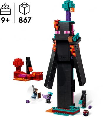 Конструктор LEGO Minecraft Вежа Ендермена (21279) | Фото 3