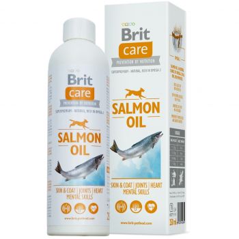 Brit Care Олія лосося для собак 250 мл (8594031442844) | Фото 1
