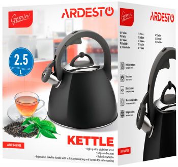 ARDESTO Gemini черный 2.5 л (AR1947KB) | Фото 2