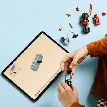 Конструктор LEGO NINJAGO Швидкісні перегони Кая на мотоциклі (71838) | Фото 5