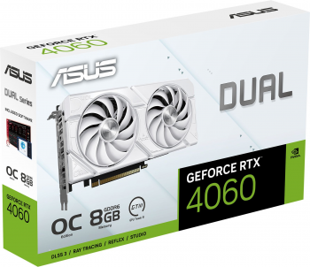 Відеокарта ASUS GeForce RTX 4060 8GB GDDR6 DUAL OC EVO WHITE (90YV0JCB-M0NA00) | Фото 9