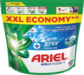 Капсули для прання Ariel Pods All-in-1 Touch of Lenor 38 шт свіжість Lenor (8700216764599) Капсули для прання Ariel Pods All-in-1 Touch of Lenor 38 шт свіжість Lenor (8700216764599) | Фото 2