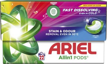 Капсули для прання Ariel Pods Color All-in-1 Clean&Fresh 22 шт (8700216765336) | Фото 2