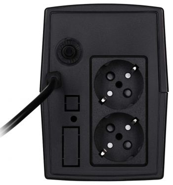 Купить источник бесперебойного питания (ИБП) ДБЖ 2E ED650, 650VA/360W, LED, 2xSchuko (2E-ED650) | Фото 3