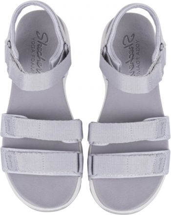 Сандалі жіночі Skechers D'lites - Fresh Catch 31514 GRY 39 (9 US) сірі | Фото 3