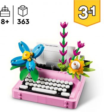 Конструктор LEGO Creator Друкарська машинка з квітами (31169) Конструктор LEGO Creator Друкарська машинка з квітами (31169) | Фото 8