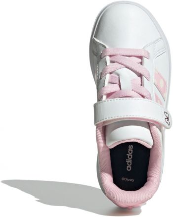 Кеди дитячі ADIDAS Grand Court Minnie EL K JR8134 28 (10K UK) білі (4068801284872) | Фото 6