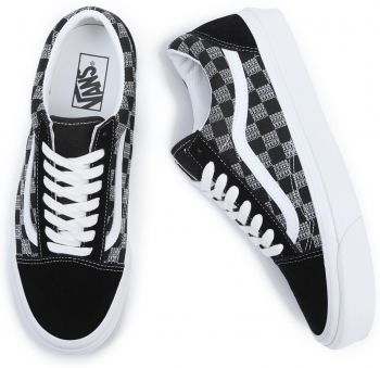 Кеди Vans Old Skool Check VN0A54F3BLK1 44 (10,5 US) білі/чорні (196244787101) Кеди Vans Old Skool Check VN0A54F3BLK1 44 (10,5 US) білі/чорні (196244787101) | Фото 3