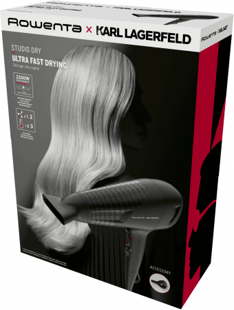Фен ROWENTA STUDIO DRY x KARL LAGERFELD CV581LF0 | Фото 4