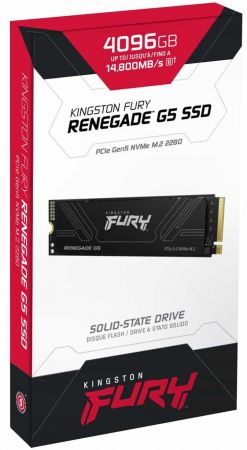 SSD накопичувач Kingston M.2 4TB PCIe 5.0 FURY Renegade (SFYR2S/4T0) | Фото 3