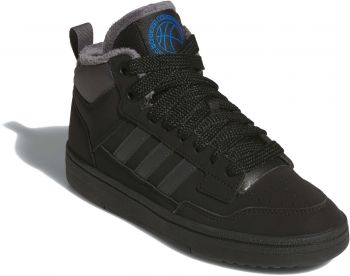 Черевики підліткові ADIDAS Rapid Court Mid J Winterized JR2804 38 (5 UK) чорні (4067903015834) | Фото 3