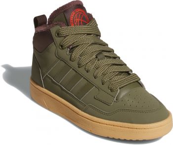Черевики підліткові ADIDAS Rapid Court Mid J Winterized JR2813 39 1/3 (6 UK) оливкові(4067903023280) | Фото 3