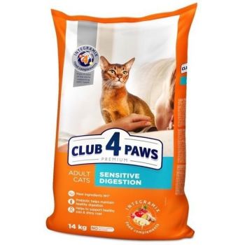 Сухий корм для котів Club 4 Paws Premium для чутливого травлення 14кг (B4630901) | Фото 1