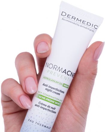 Крем нічний Dermedic Normacne проти недосконалостей 40 мл (5901643175627) Крем нічний Dermedic Normacne проти недосконалостей 40 мл (5901643175627) | Фото 2