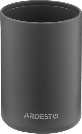 Набір для ванної кімнати ARDESTO Minimalism 360мл, 3 предмети, сірий темний (ARHB3110GB) Купить аксессуар для ванной и туалета Набір для ванної кімнати ARDESTO Minimalism 360мл, 3 предмети, сірий темний (ARHB3110GB) | Фото 3