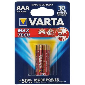 VARTA MAX T. AAA  BLI 2 ALKALINE (04703101412) | Фото 1