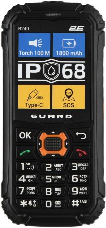 Мобільний телефон 2E R240 2025 Black (694743657623) | Фото 2