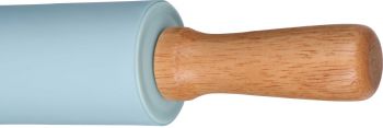 ARDESTO Tasty baking, Скалка для тіста,  блакитна, 43,5 см, силвкон, дерево. (AR2323T) | Фото 3
