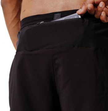 Шорти чоловічі для бігу Kalenji Run Dry 550 8772968 L чорні | Фото 8