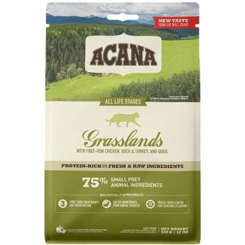Сухий корм для кішок всіх порід Acana Grasslands Cat зі смаком курчат, індички та качки  (a64234) | Фото 1