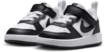 Кеди дитячі Nike Court Borough Low Recraft (TD) DV5458-131 26 (9C US) чорно-білі (197863602608) | Фото 5