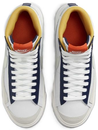 Кеди високі чоловічі Nike Blazer Mid 77 Bg FN6966-100 40 (7Y US) білі (196609331031) | Фото 8